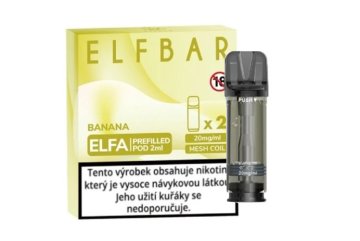 Elf Bar Elfa POD - Banana 20 mg/ml, balení 10ks