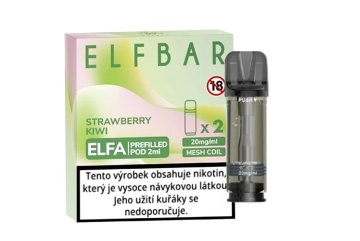 Elf Bar Elfa POD - Strawberry Kiwi 20 mg/ml, balení 10ks