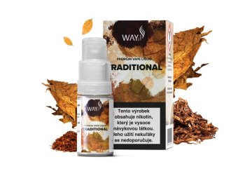 Traditional Tobacco - Liquid WAY to Vape 10ml, 18mg