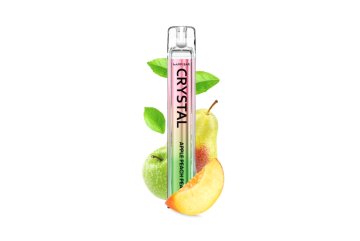 HAPP Crystal Bar - Apple Peach Pear 20mg, 10ks jednorázová elektronická cigareta