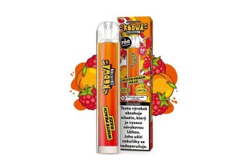 Kurwa Collection White Peach Razz (broskev a malina) 700 potahů, 20mg/ml, 10ks