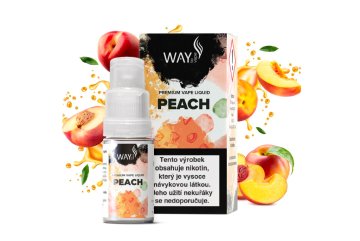 Peach - Liquid WAY to Vape 10ml, 18mg