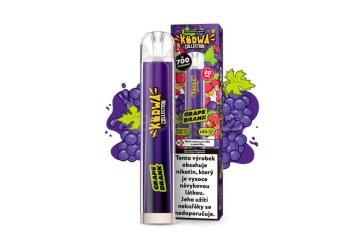 Kurwa 700 jednorázová e-cigareta Grape Drank (sladké hrozny) 20mg/ml 1ks